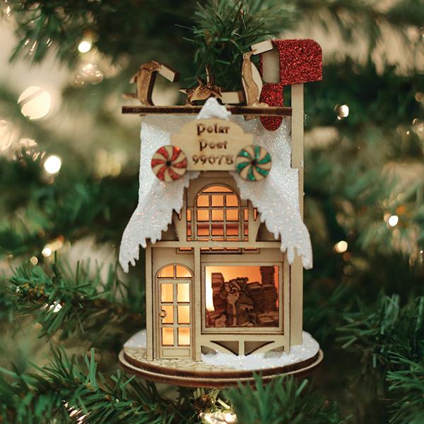 Polar Post Office Ornament