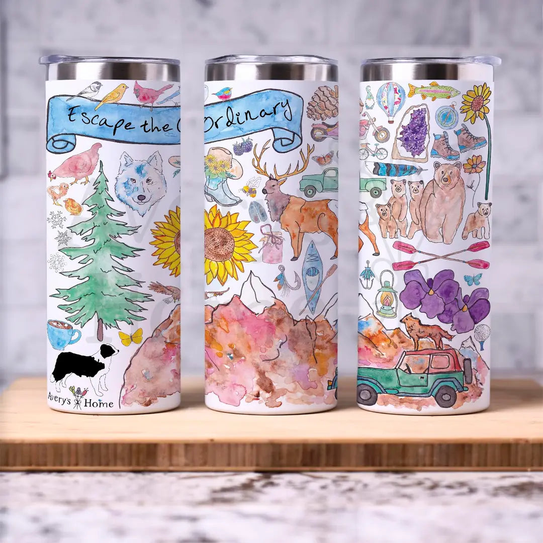 Escape the Ordinary 20 oz Skinny Tumbler