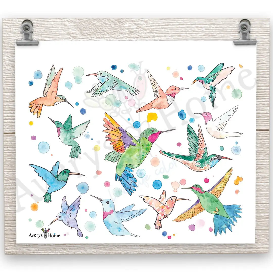Hummingbirds 20 oz Skinny Tumbler