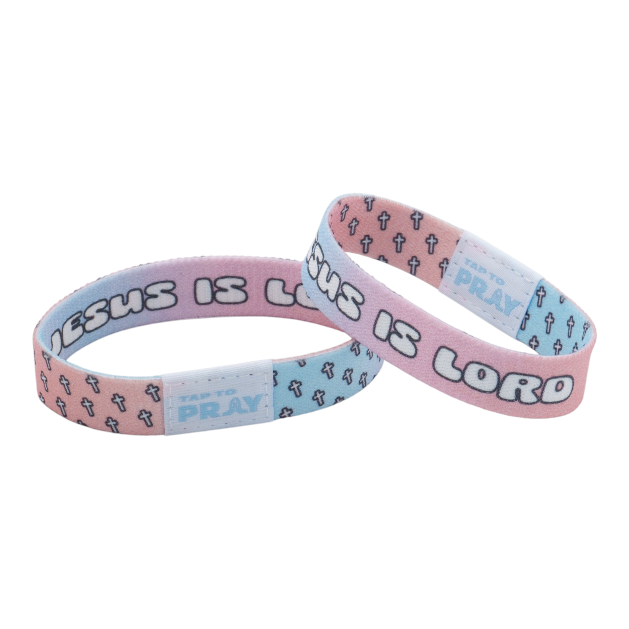 Tap To Pray® Wristband – Crosses- Jesus Is Lord