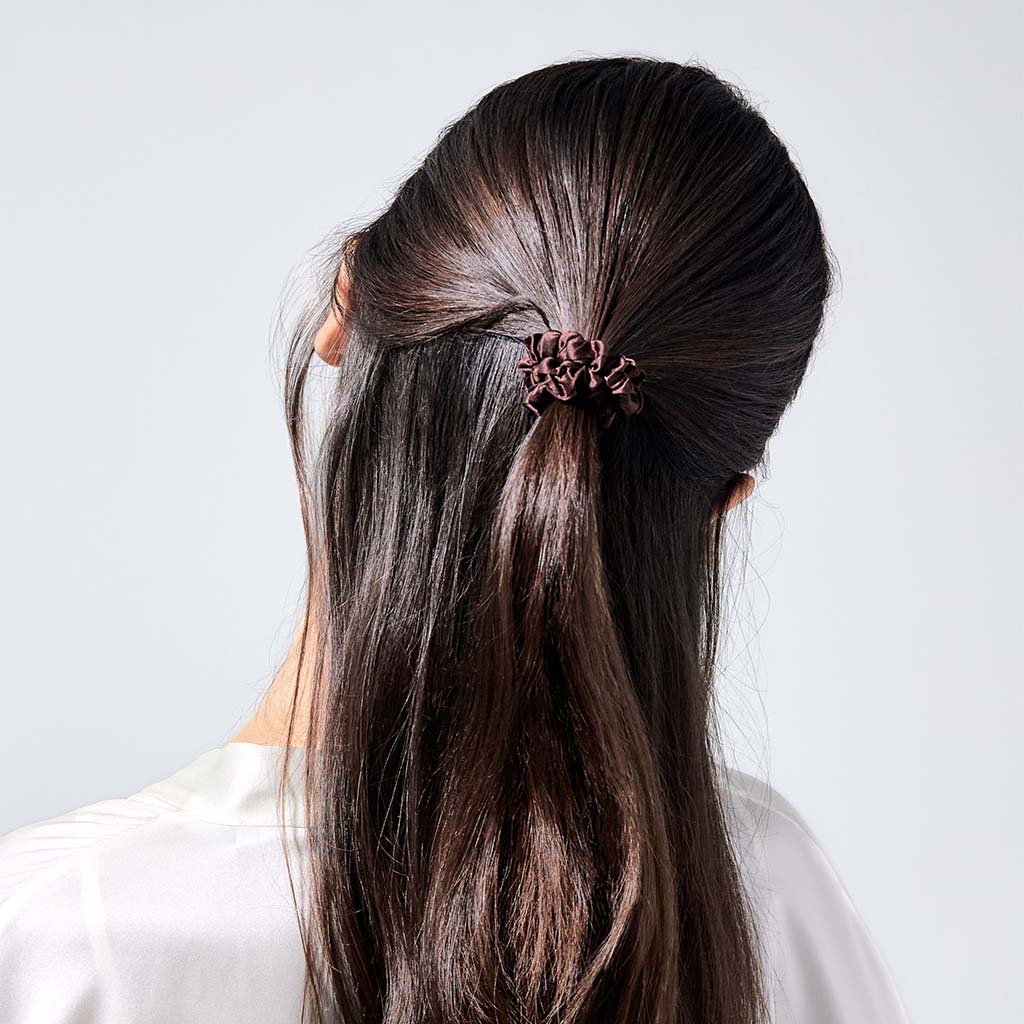 Skinny Scrunchie Set - Cocoa Glow