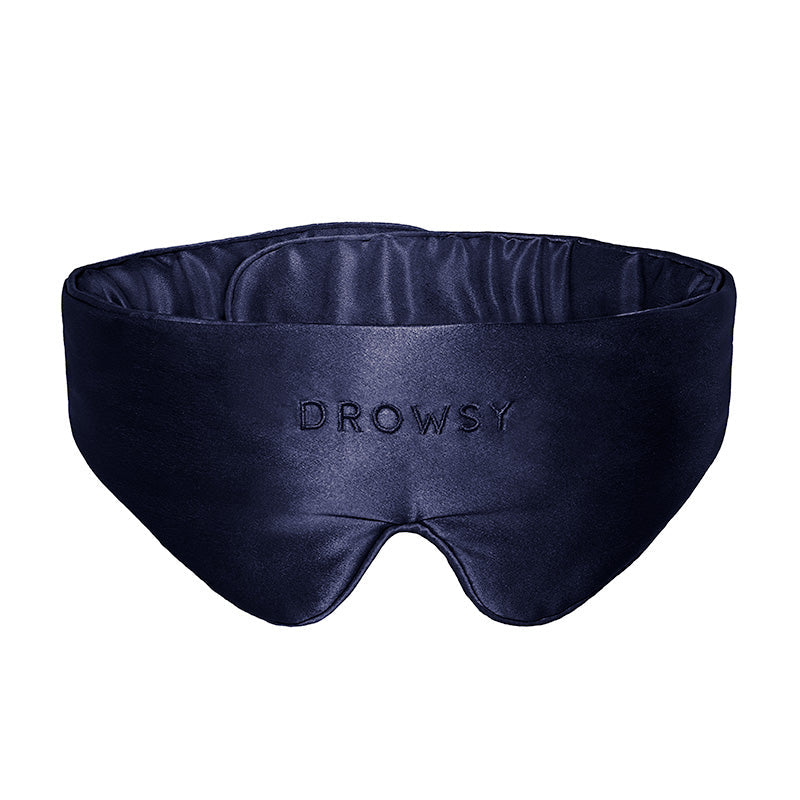 Featherweight Silk Eye Mask Midnight Blue