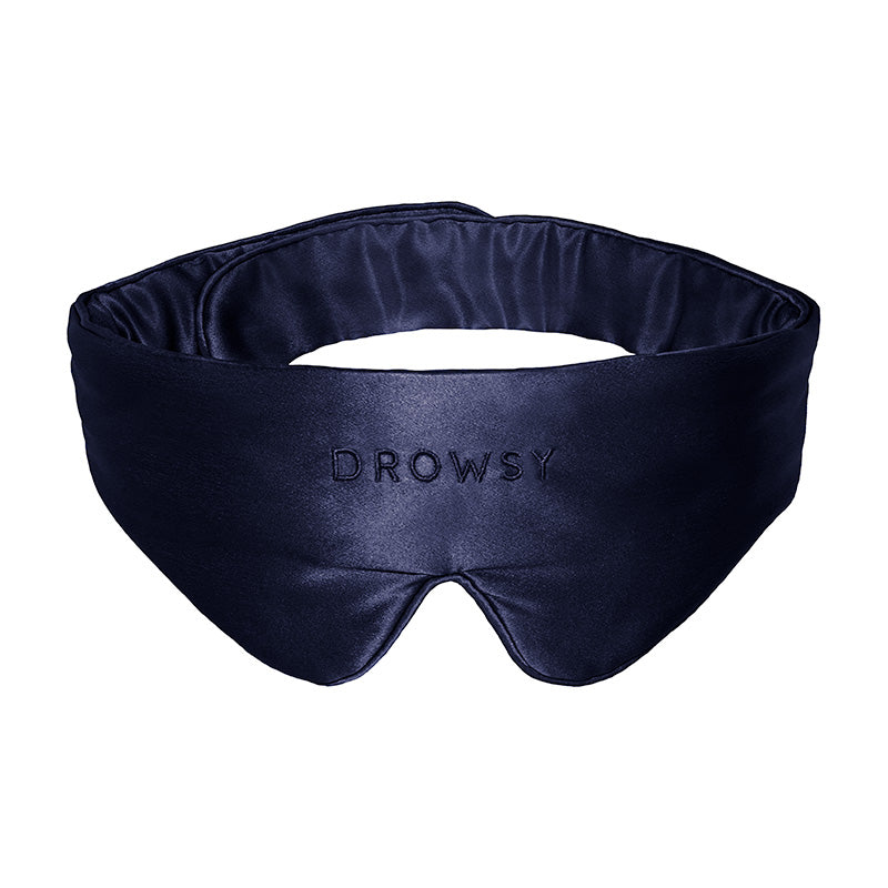 Featherweight Silk Eye Mask Midnight Blue