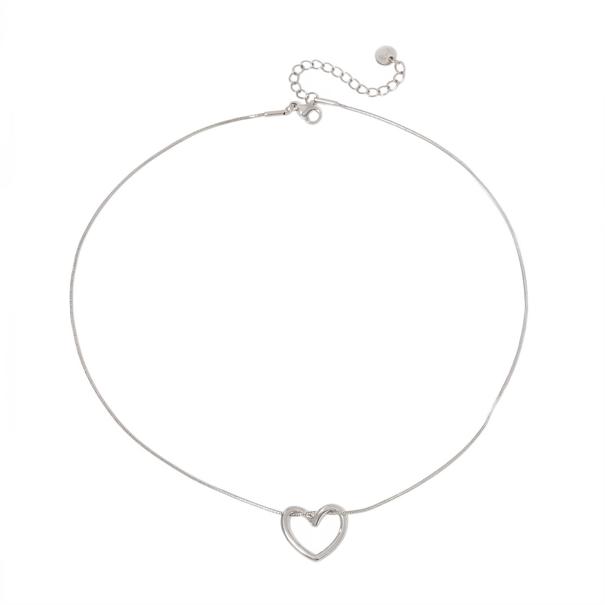 Tangled in Love Heart Necklace - WATERPROOF