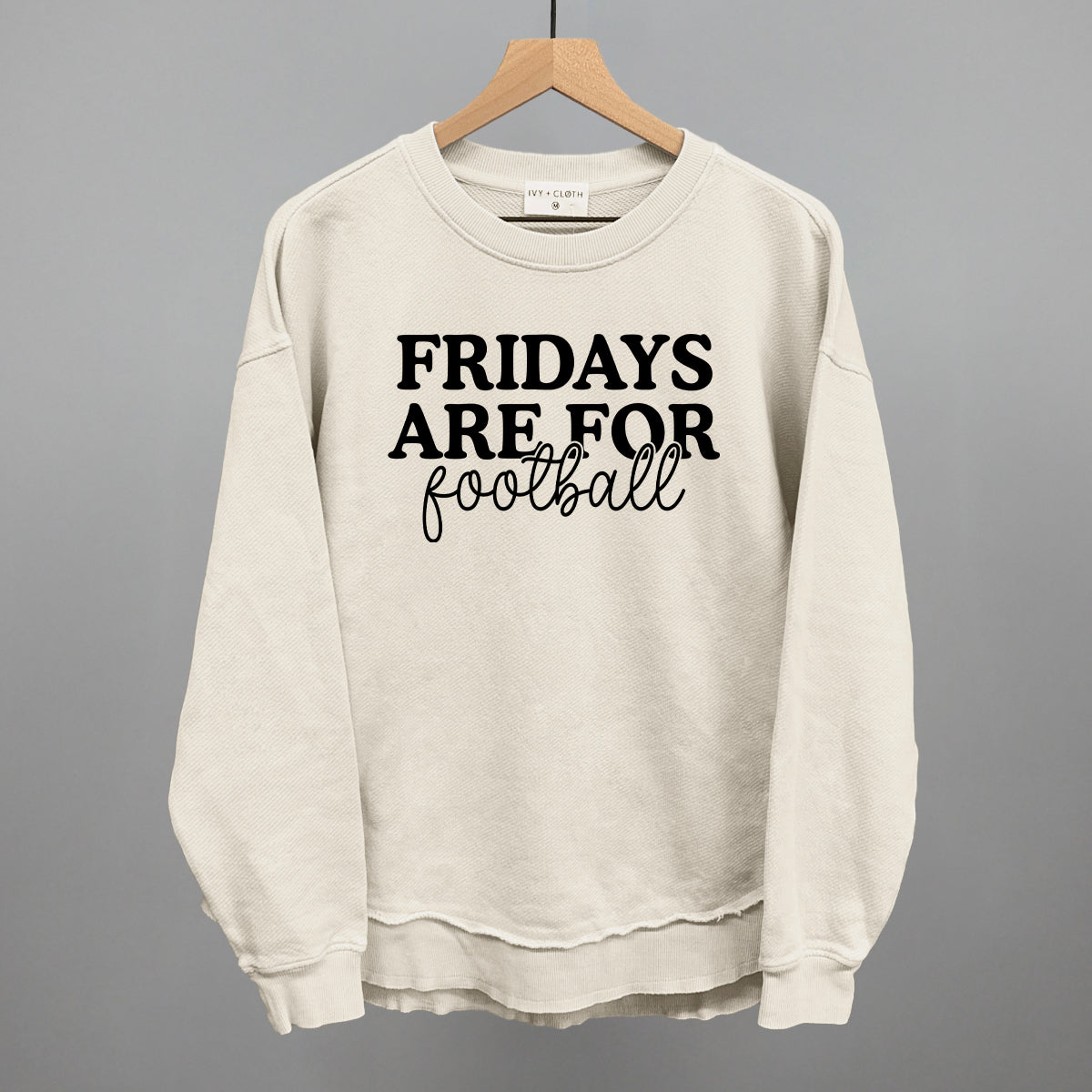 Fridays Are For Football design shown in tapioca
