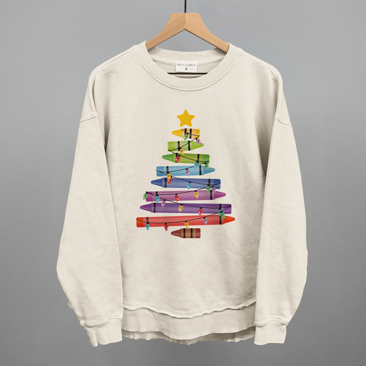 Crayon Christmas Tree