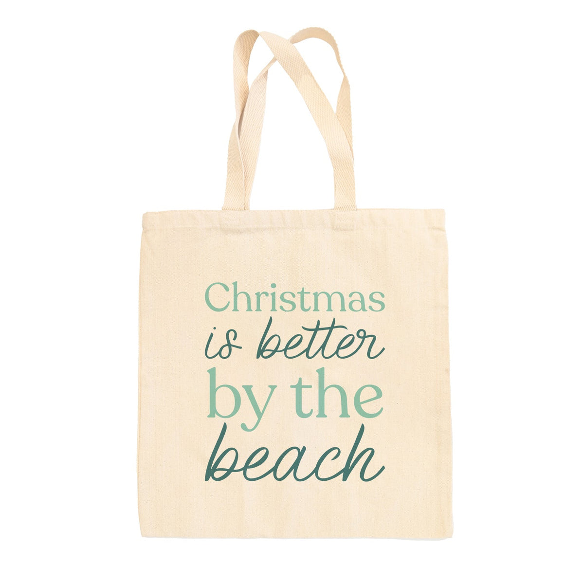 Christmas Is Better By The Beach Tote Bag