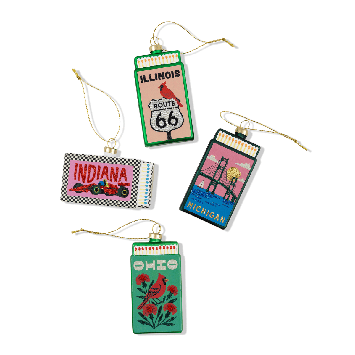 Ohio Matchbook Ornament