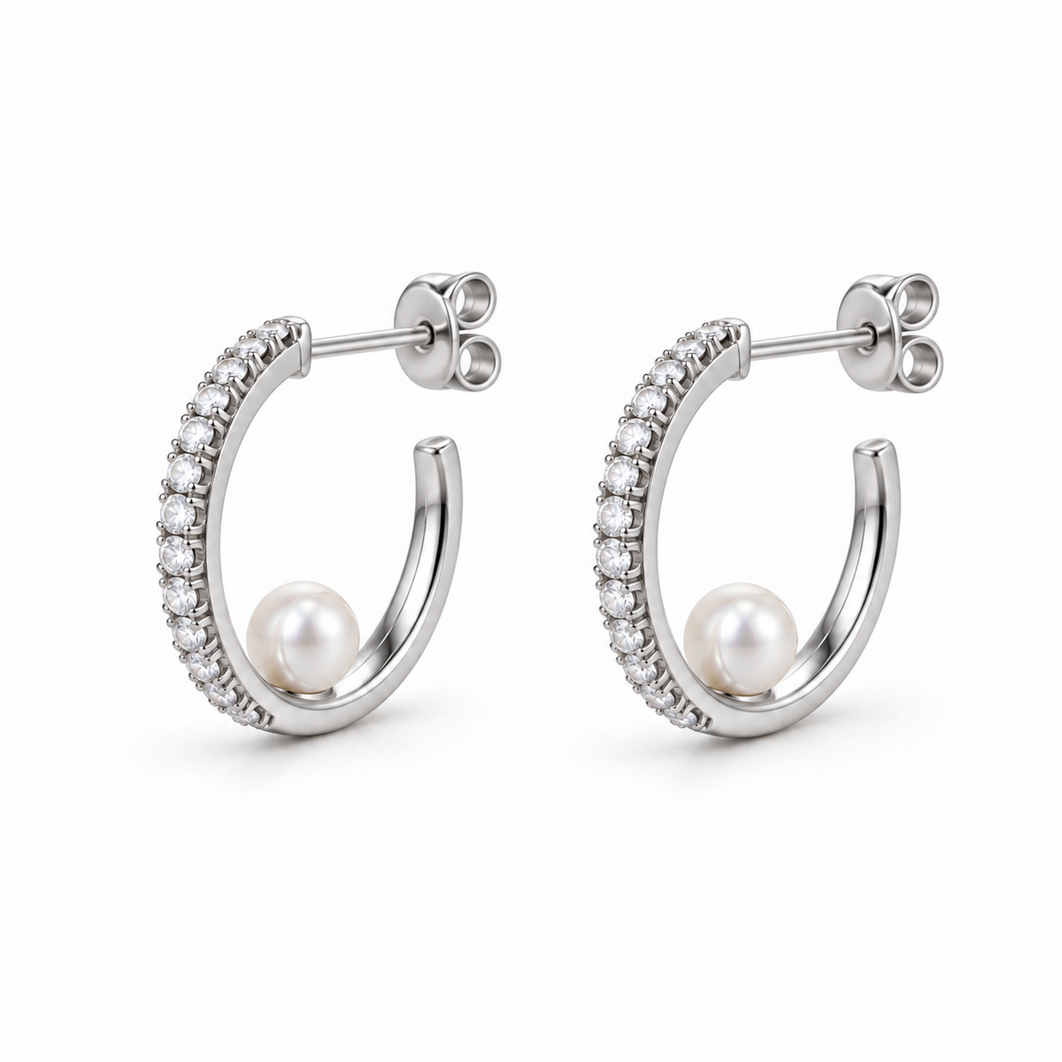 Jensyn Pearl Hoops