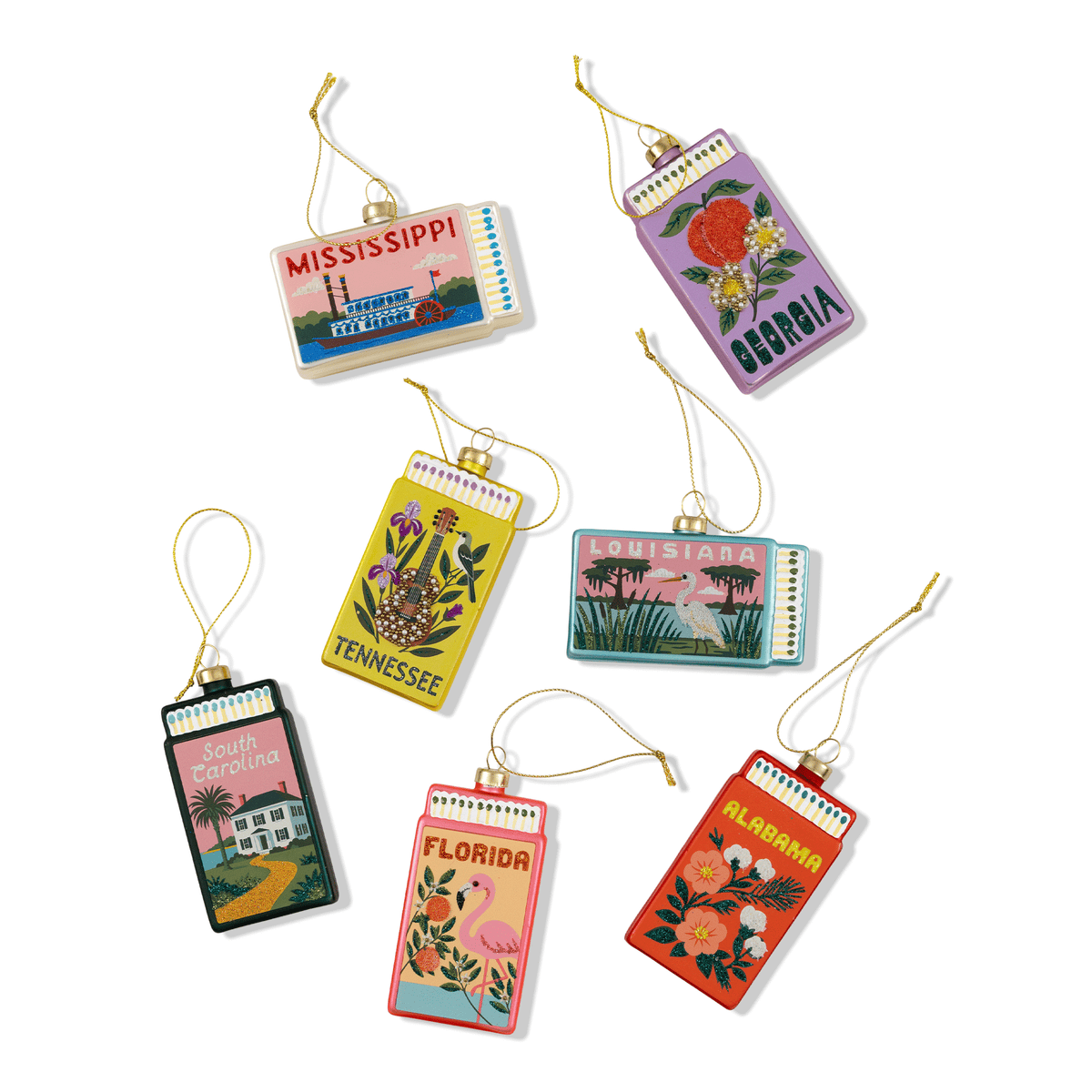 Florida Matchbook Ornament
