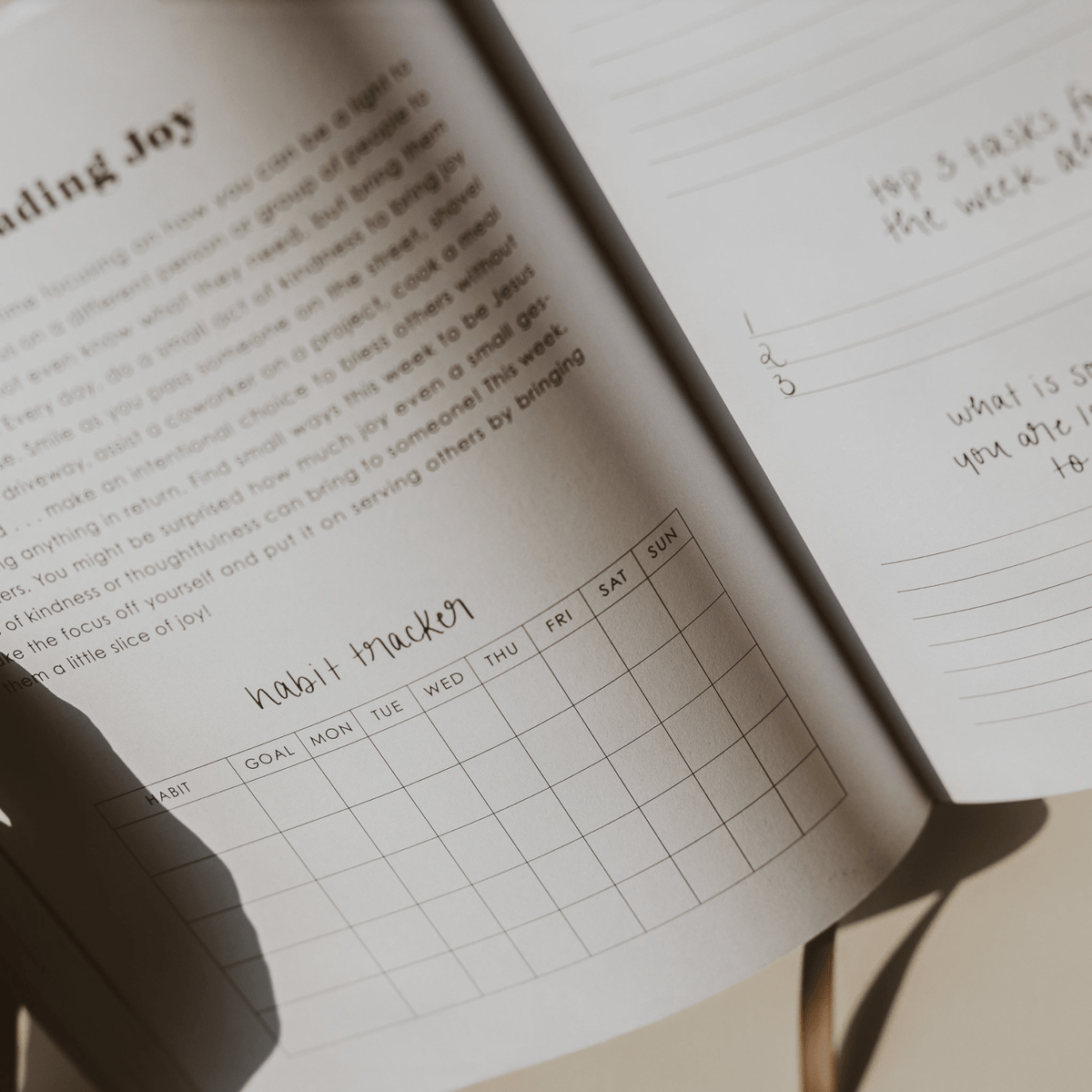 Inspirational Productivity Journal: You Are Strong & Courageous