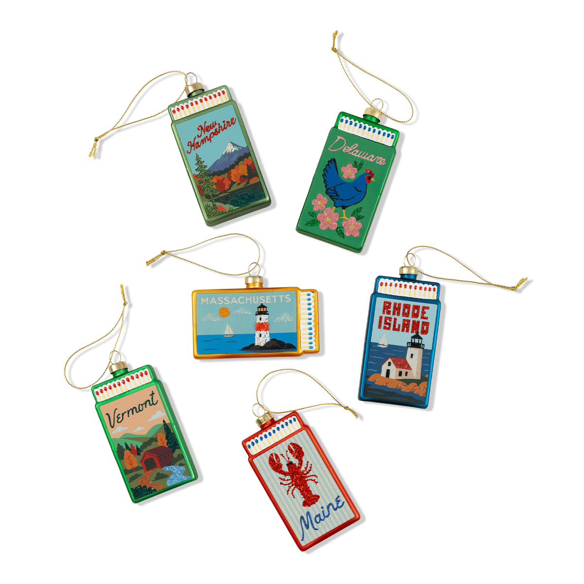Vermont Matchbook Ornament