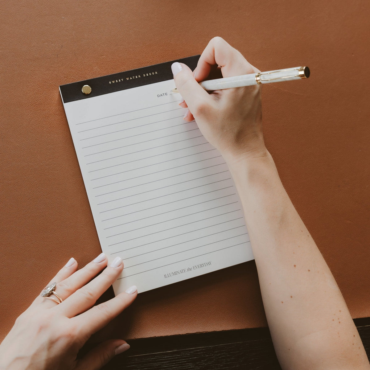Gold Rivet Basic Notepad