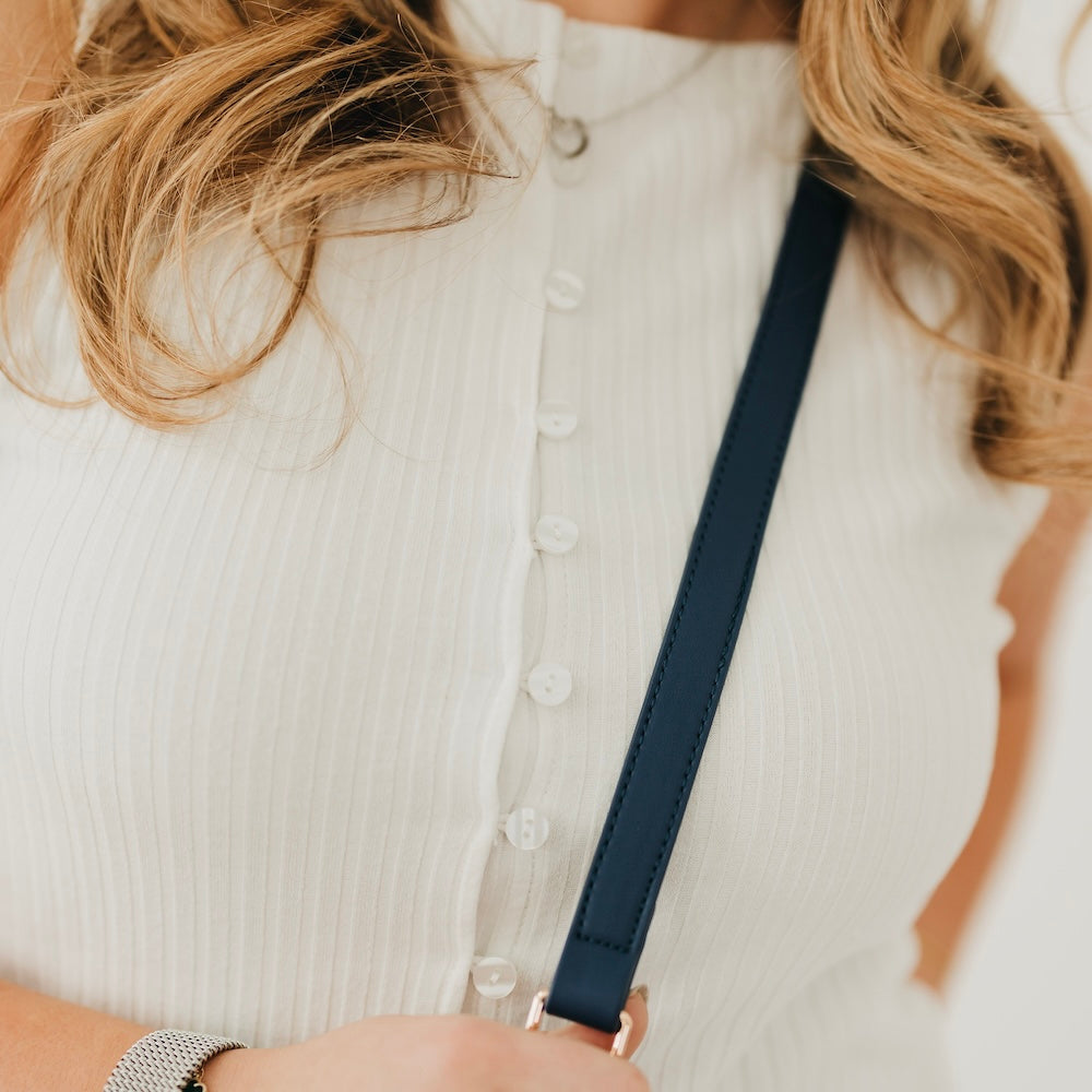 Minimalist Vegan Leather Crossbody Strap