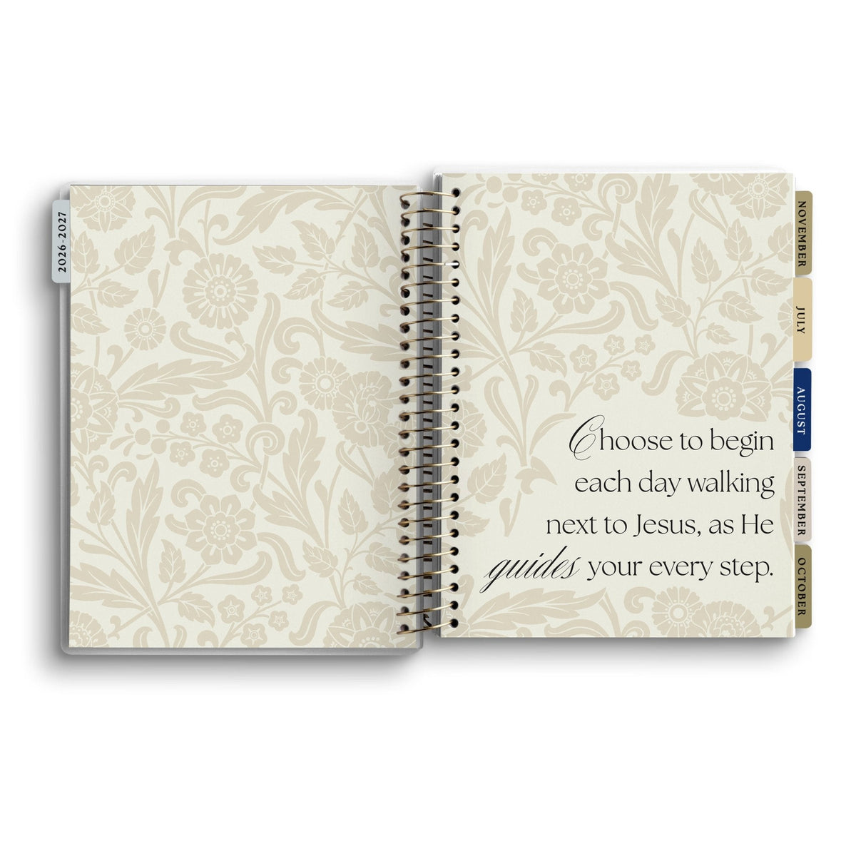 Walking with Jesus All Day, Every Day 2026-2027 18 Month Planner