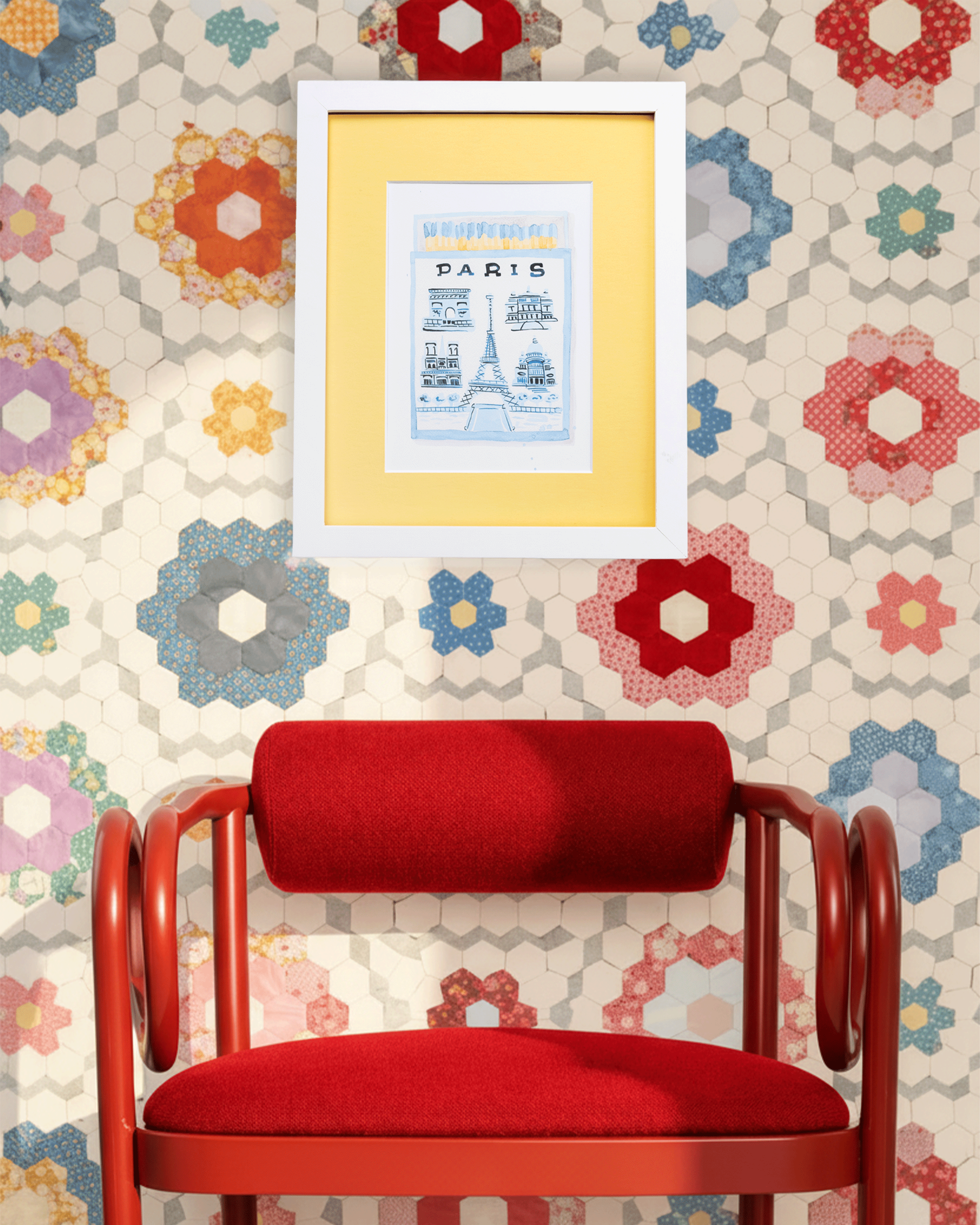 Paris Matchbook Art Print