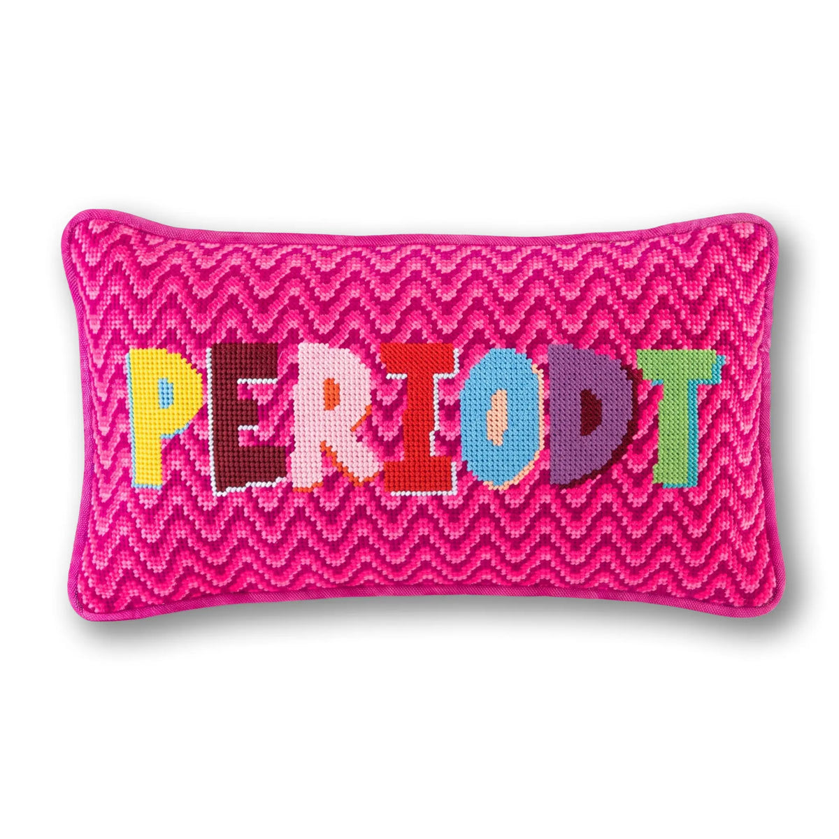 Periodt Needlepoint Pillow