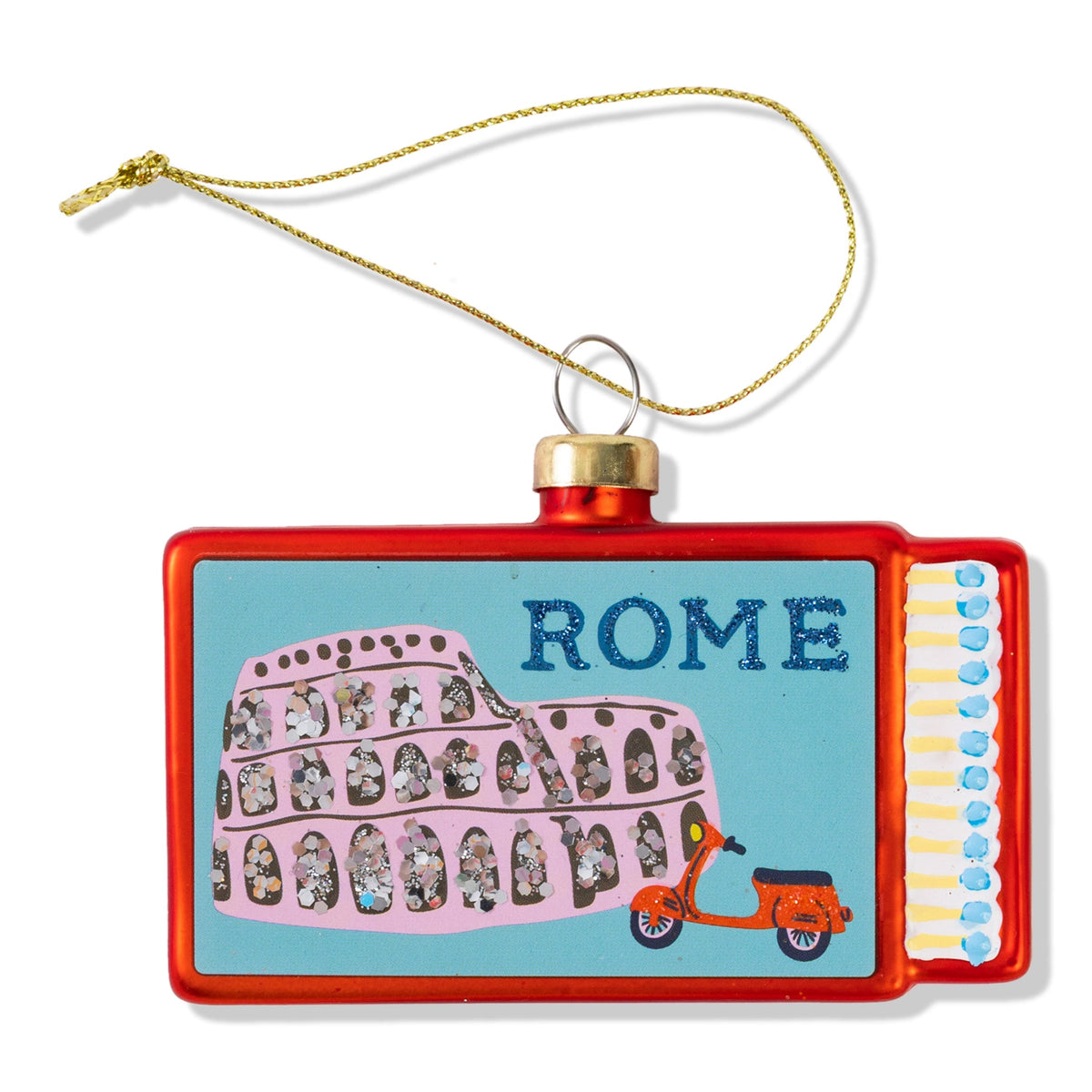 Rome Matchbook Ornament