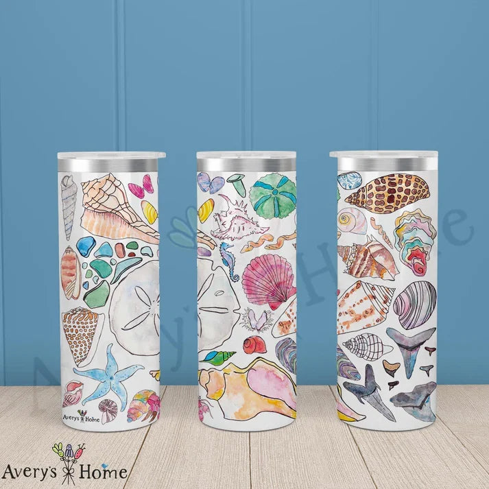 Shell Collector 20 oz Skinny Tumbler