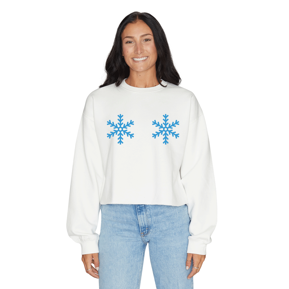 Snowflakes Crewneck Sweatshirt
