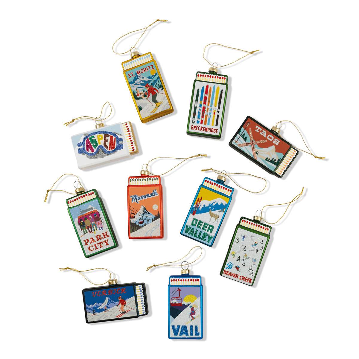 Vail Matchbook Ornament