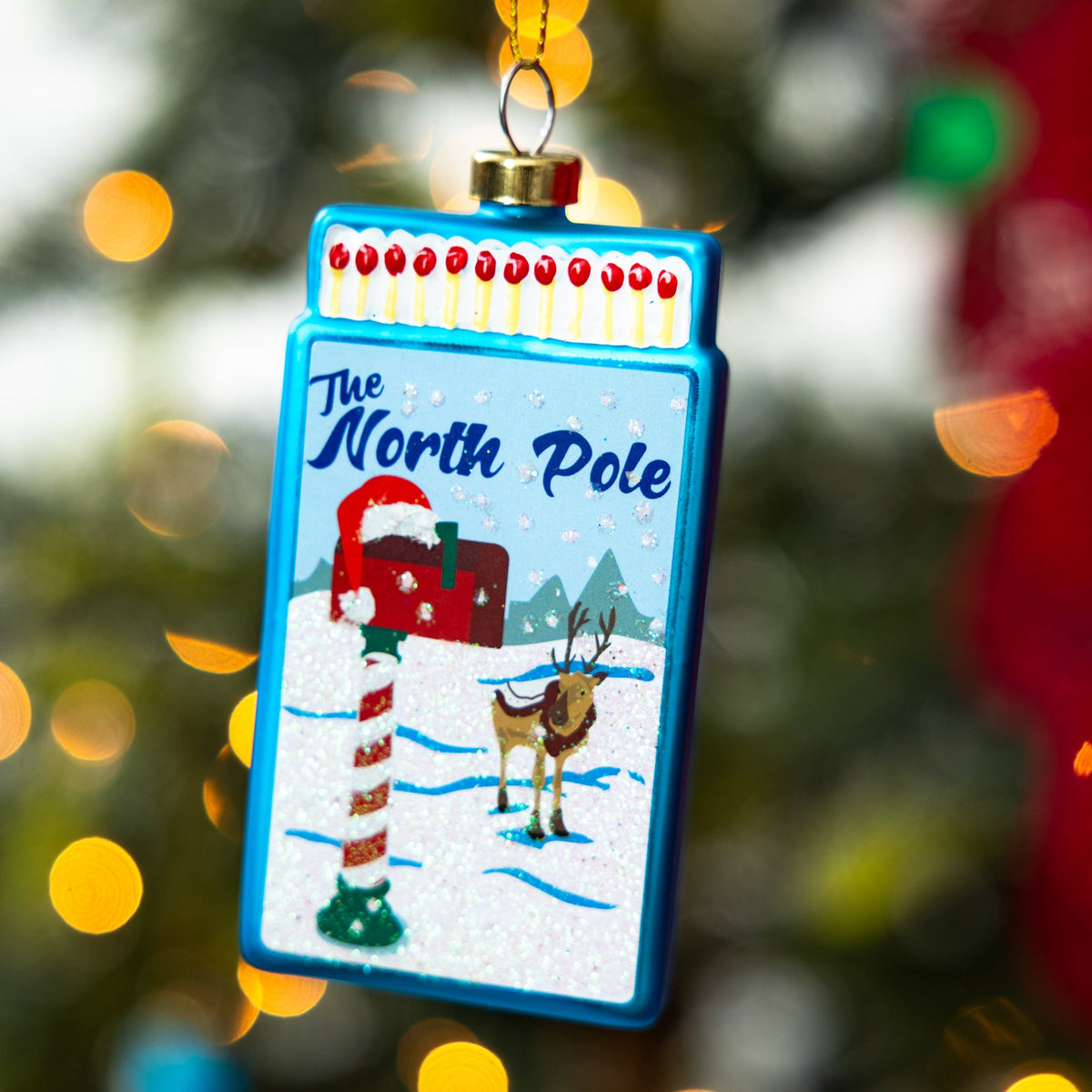 North Pole Matchbook Ornament