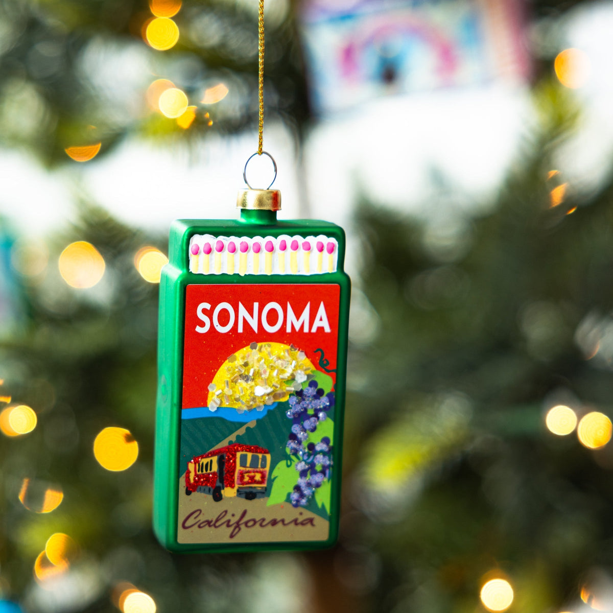 Sonoma Matchbook Ornament