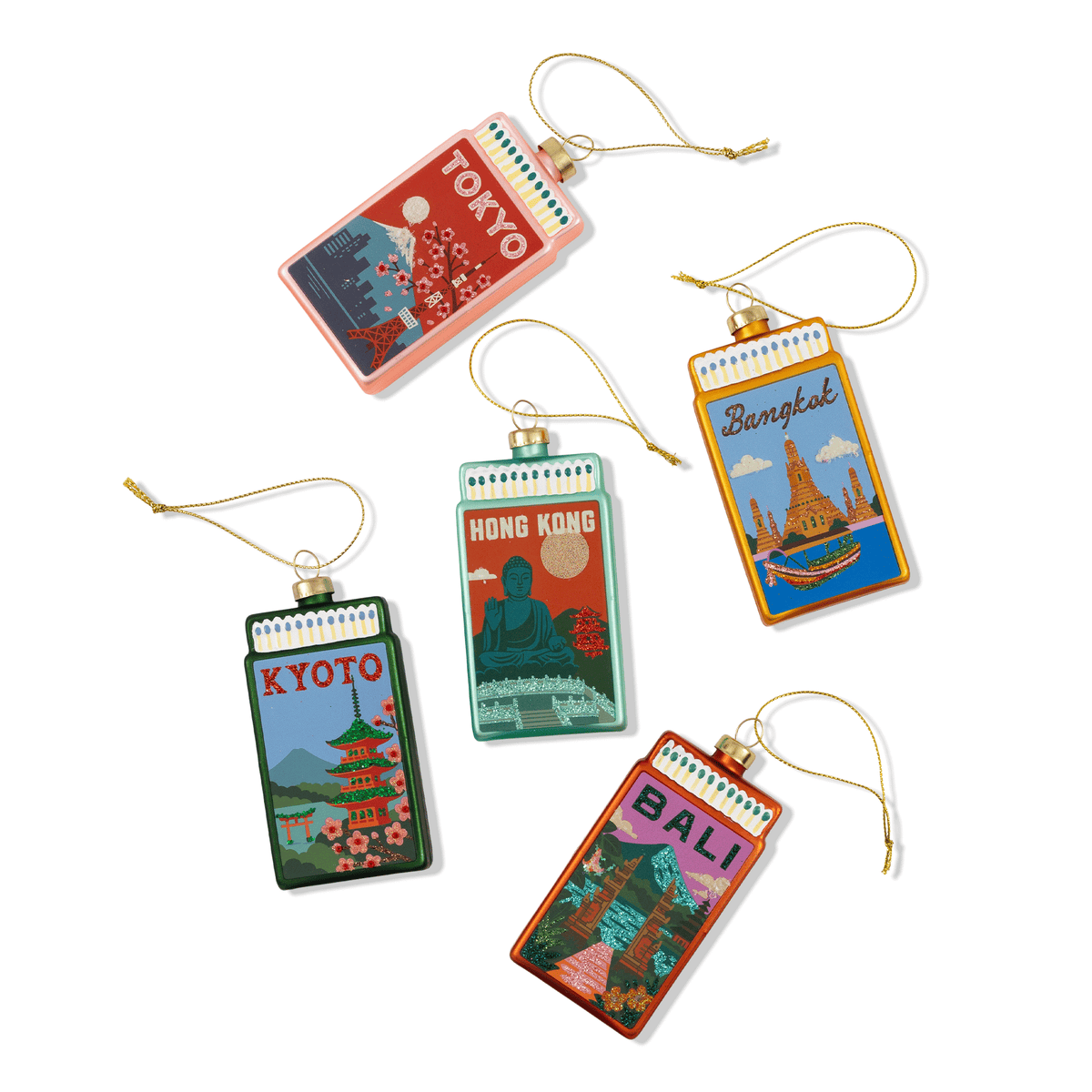 Bangkok Matchbook Ornament