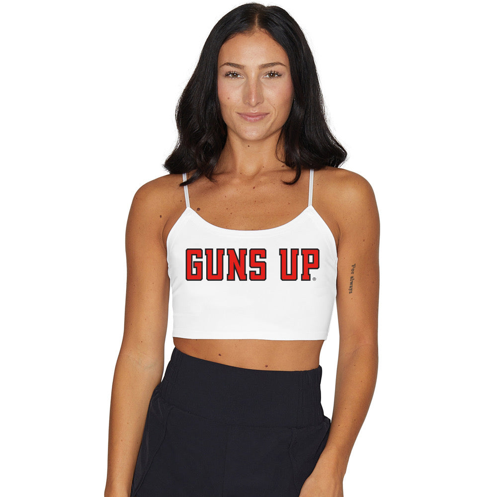 Texas Tech White Spaghetti Tank