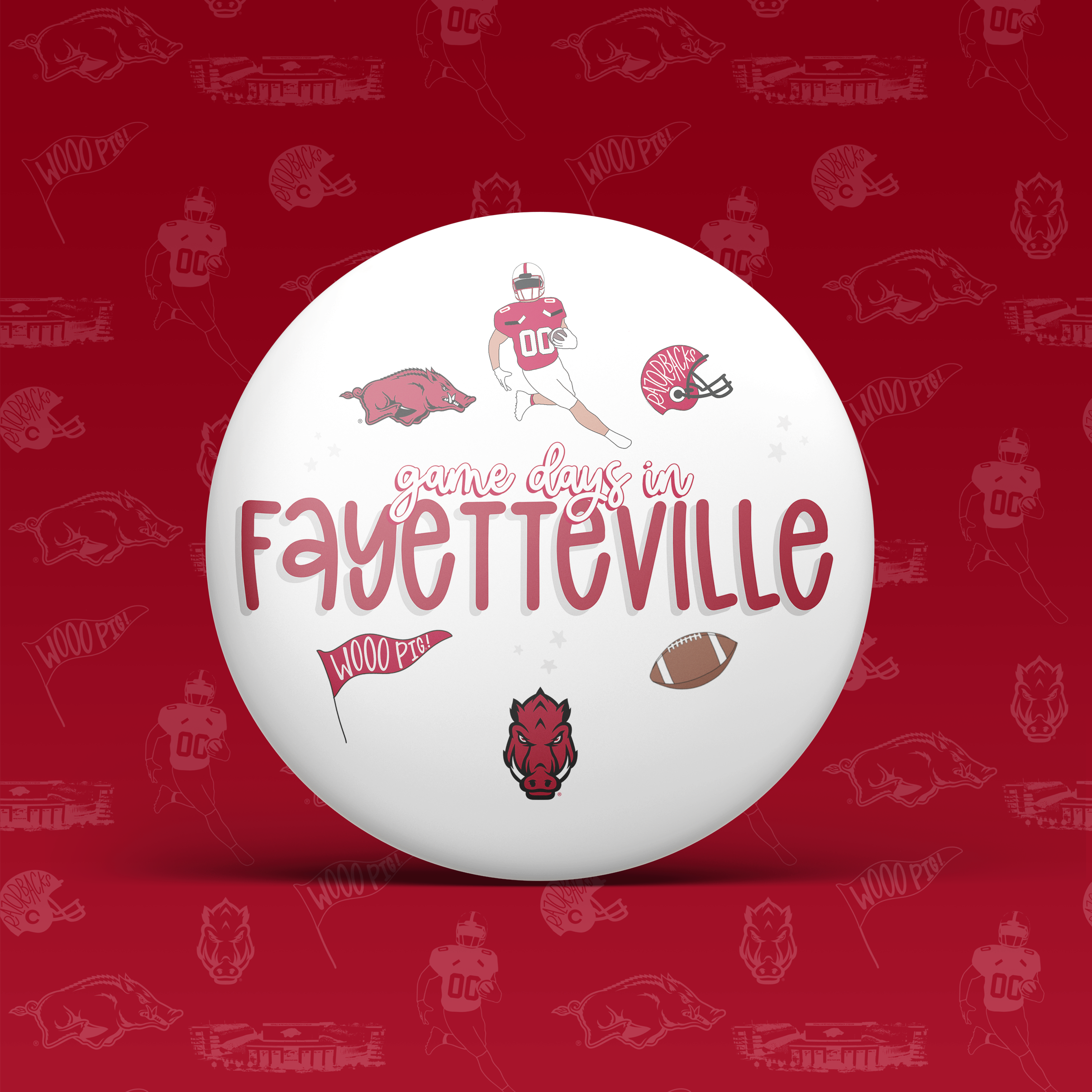 Game Days in Fayetteville Button