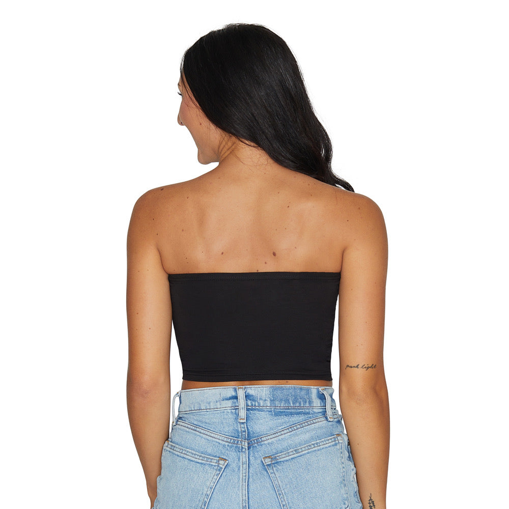 JMU Retro Black Tube Top
