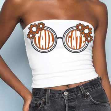 Burnt Orange Sunglasses Tube Top