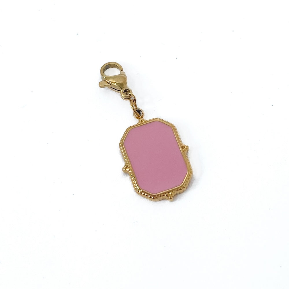 Enamel Colored Charm Bar Chanelle Charms - WATERPROOF