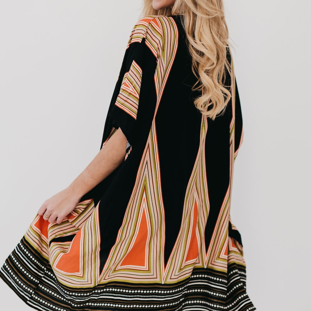 In The City Of Paradise Kimono