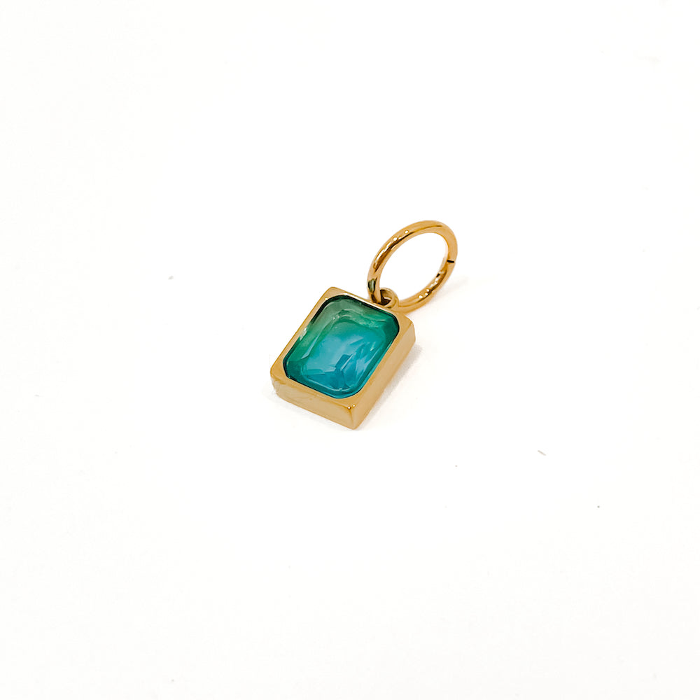 Birthstone Charm Bar Chanelle Charms - WATERPROOF