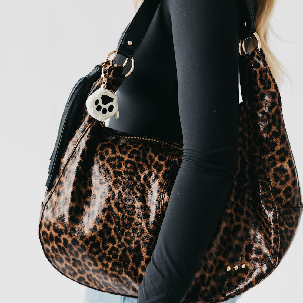 Hazel Hobo Shoulder Bag with Tassel