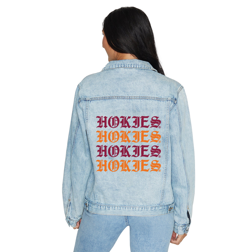 Virginia Tech Gothic Denim Jacket