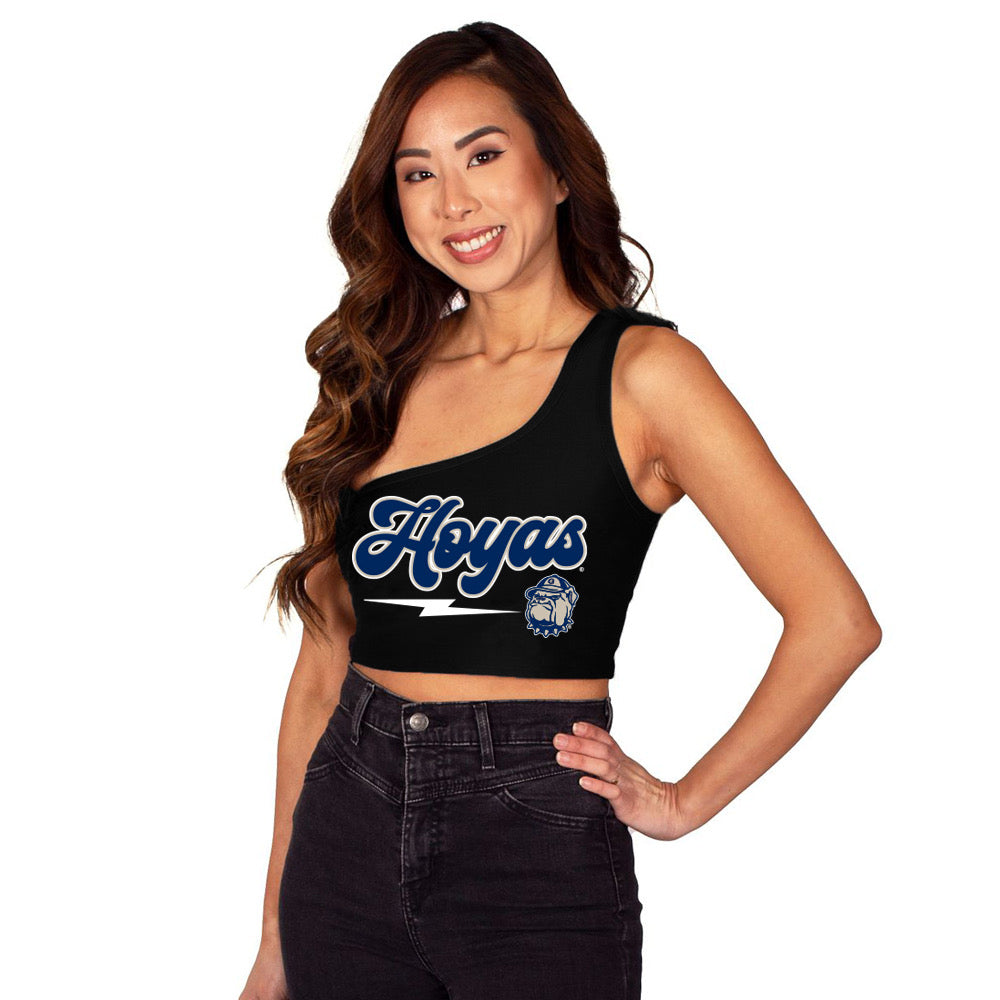 Georgetown Lightning One Shoulder Top
