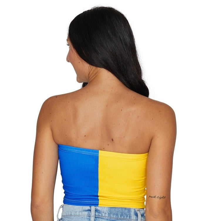 Delaware Two Tone Tube Top