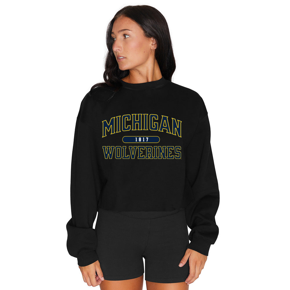 University of Michigan Black Crewneck