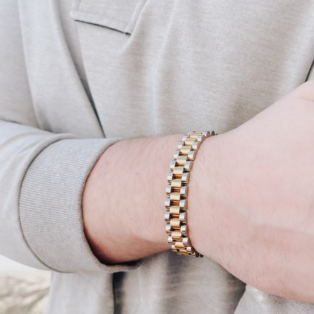 Matteo L'uomo Mens Collection Watch Band Bracelet