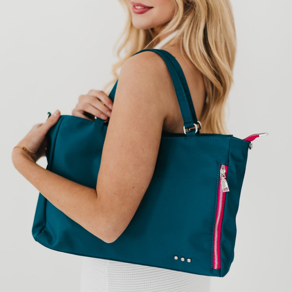 Nina Nylon Organizer Tote Bag