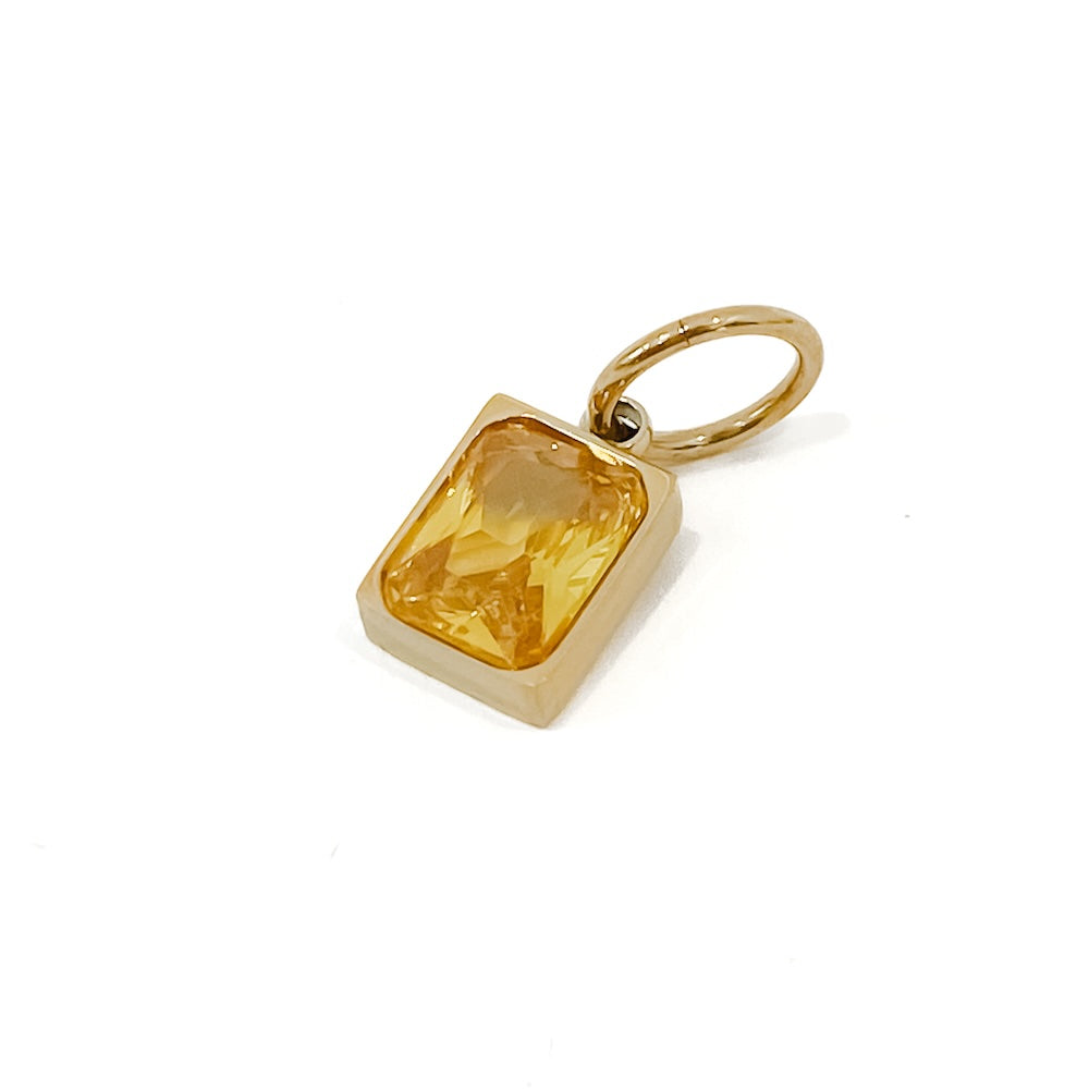 Birthstone Charm Bar Chanelle Charms - WATERPROOF