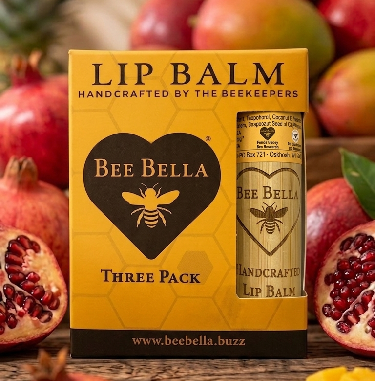 Pomegranate Mango Beeswax Lip Balm