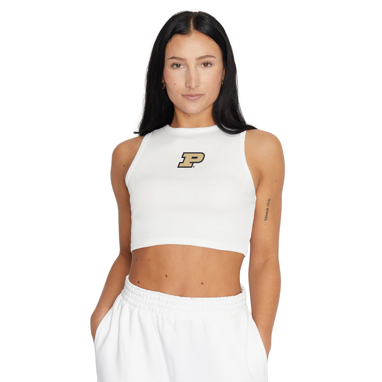 Purdue Touchdown Ribbed Tank