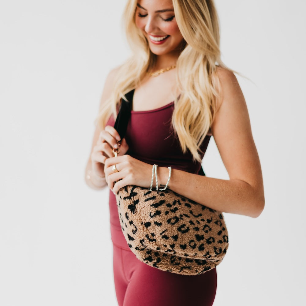 Shirley Sherpa Crossbody Bag