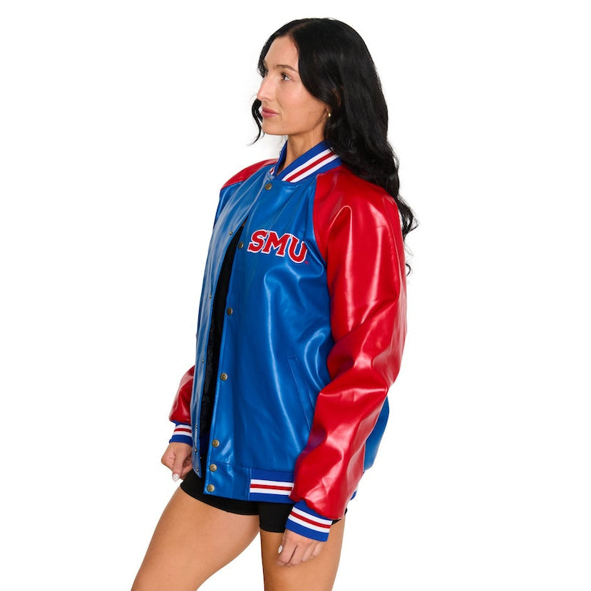 SMU Mustangs Varsity Letterman Jacket